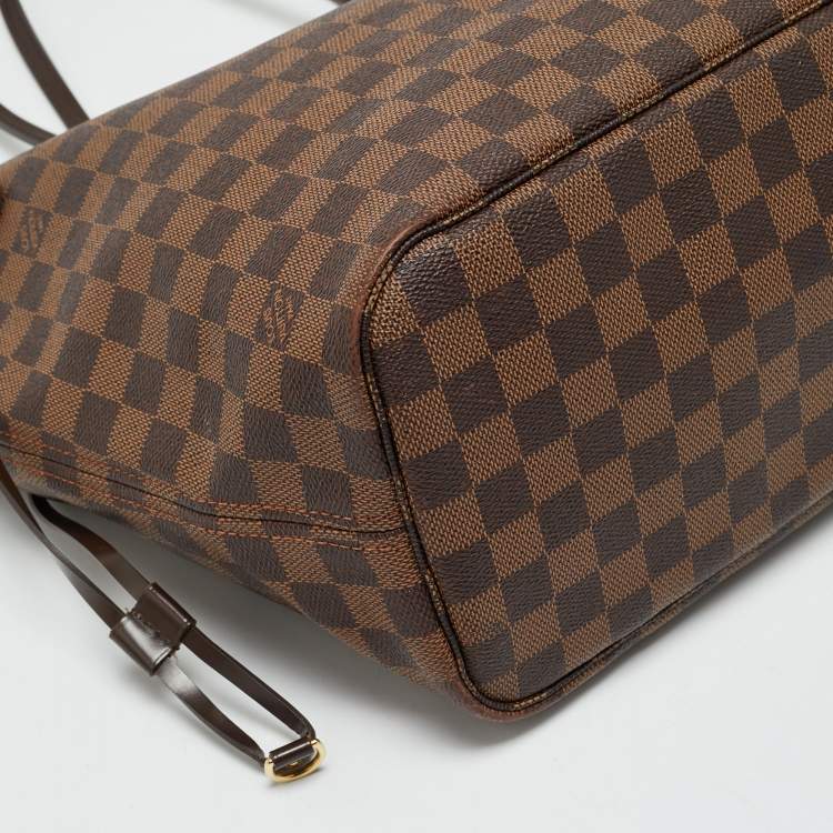Pre Owned Louis Vuitton Damier Ebene Canvas Neverfull MM Bag
