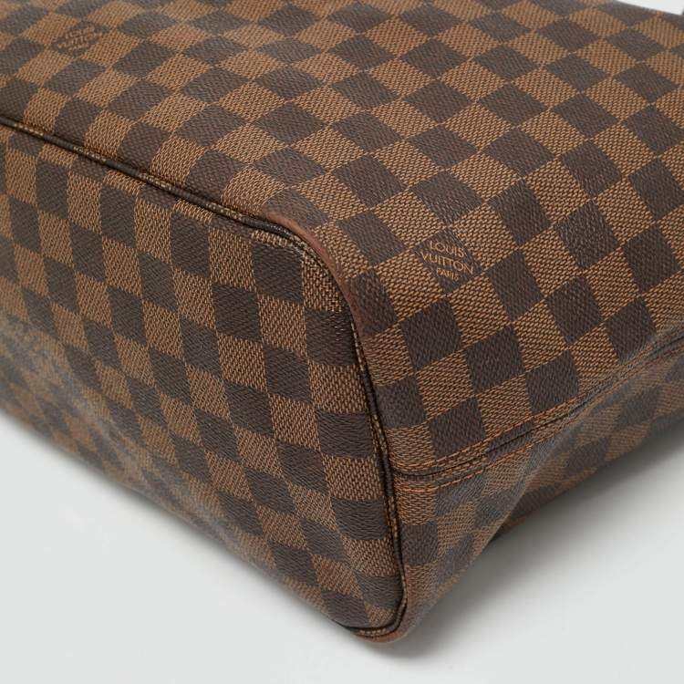 Pre Owned Louis Vuitton Damier Ebene Canvas Neverfull MM Bag