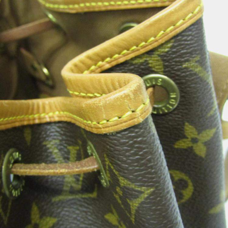 مملوكة مسبقًا Louis Vuitton Montsouris MM Brown Canvas Backpack
