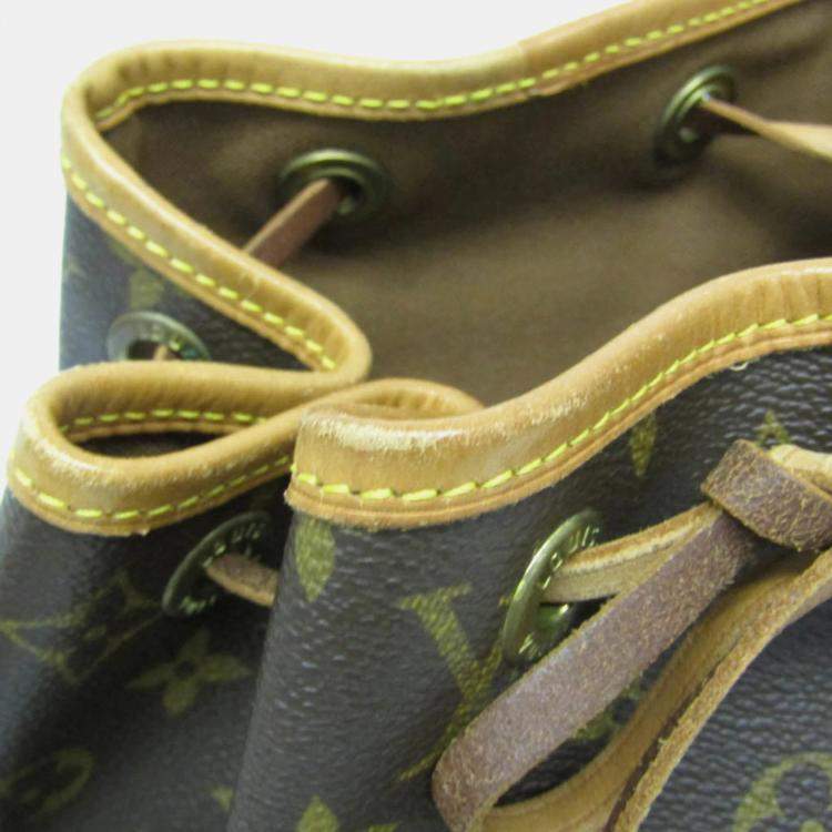 مملوكة مسبقًا Louis Vuitton Montsouris MM Brown Canvas Backpack