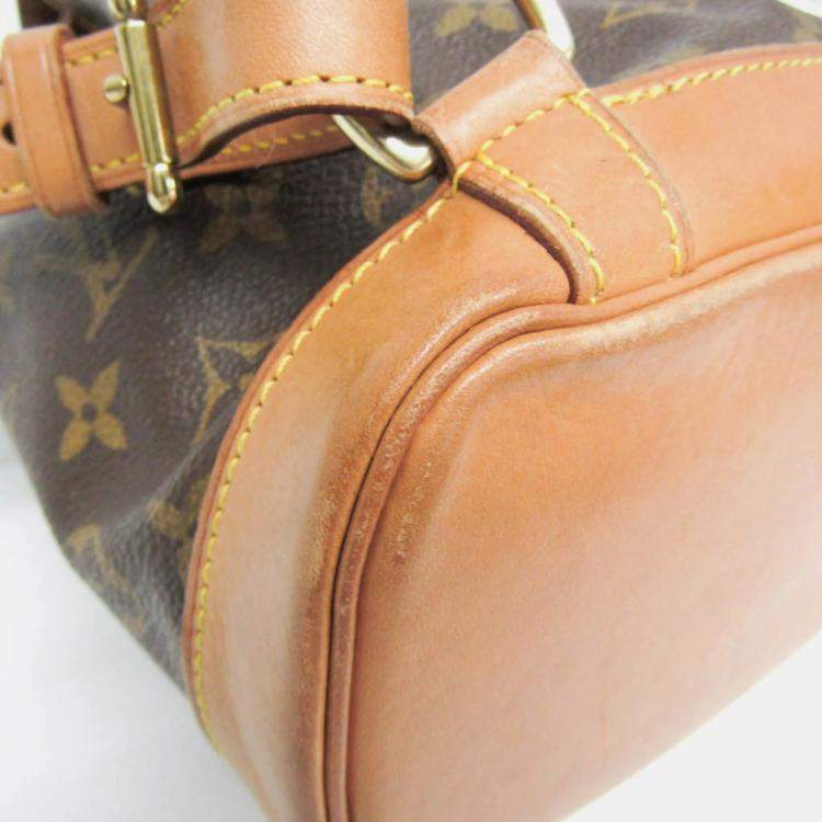 مملوكة مسبقًا Louis Vuitton Montsouris MM Brown Canvas Backpack