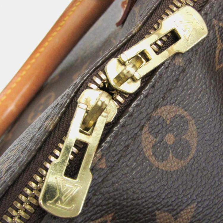 Pre Owned Louis Vuitton Speedy Bandouliere 30 Brown Canvas Handbag