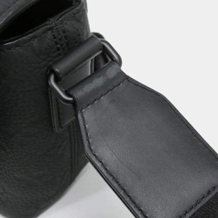 Pre Owned Louis Vuitton S-Cape Messenger Black Taurillon Leather Shoulder Bag