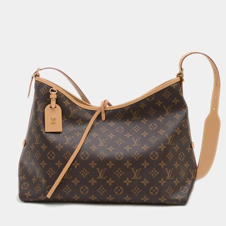Pre Owned Louis Vuitton Carryall NM MM Monogram Canvas Shoulder Bag