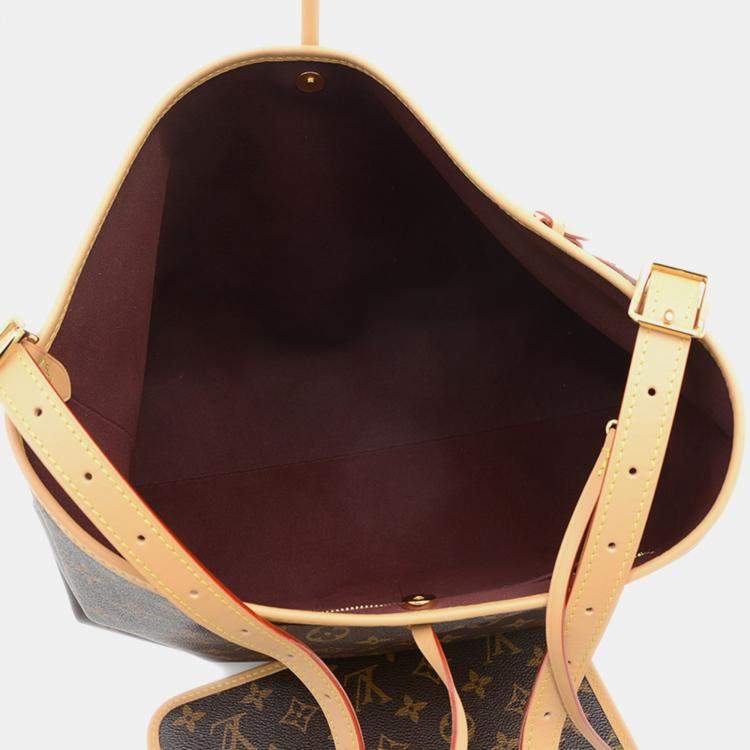 Pre Owned Louis Vuitton Carryall NM MM Monogram Canvas Shoulder Bag