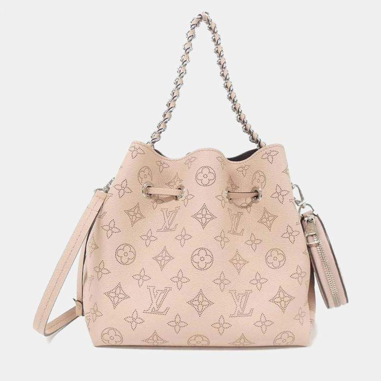 Pre Owned Louis Vuitton Bella Magnolia Mahina Leather Shoulder Bag