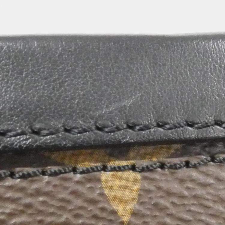 Pre Owned Louis Vuitton Tuffetage Vertical Soft Trunk Black Monogram Canvas Shoulder Bag