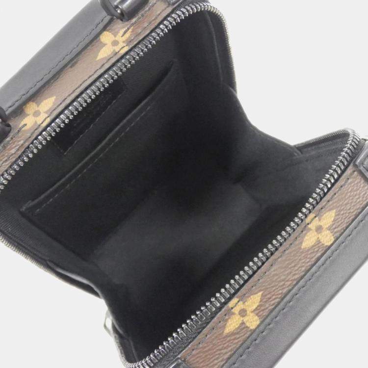 Pre Owned Louis Vuitton Tuffetage Vertical Soft Trunk Black Monogram Canvas Shoulder Bag