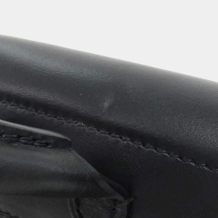Pre Owned Louis Vuitton Nano Steamer Black Monogram Eclipse Leather Shoulder Bag