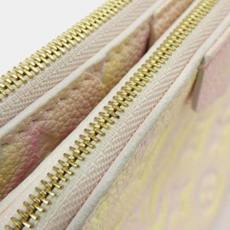 Pre Owned Louis Vuitton Multi Pochette Accessoires Summer Stardust Light Pink Monogram Empreinte Leather Shoulder Bag