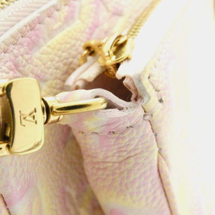 Pre Owned Louis Vuitton Multi Pochette Accessoires Summer Stardust Light Pink Monogram Empreinte Leather Shoulder Bag