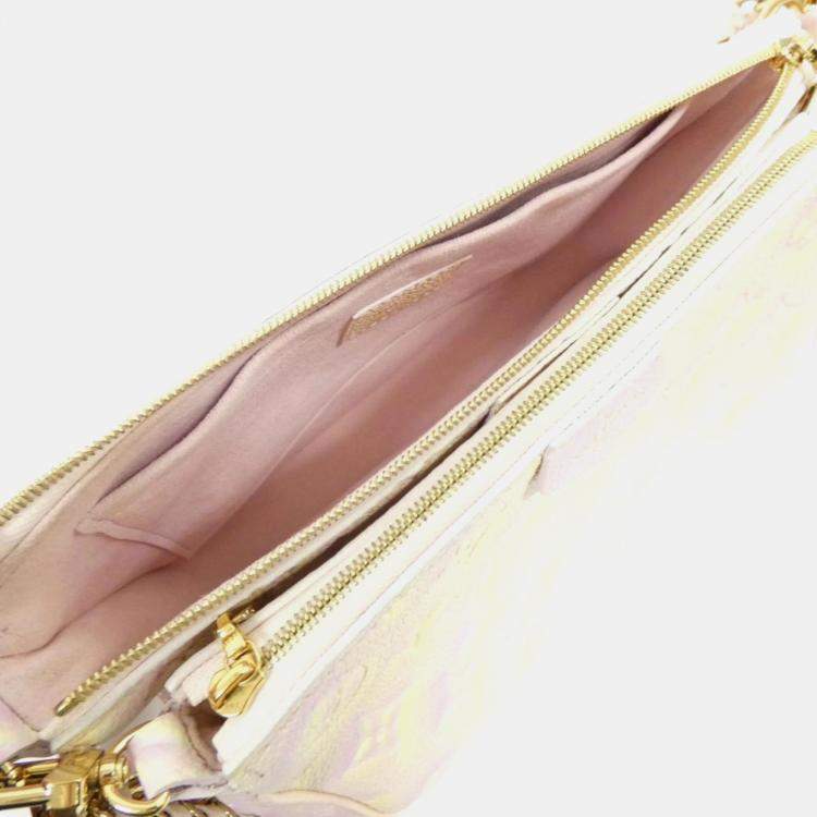 Pre Owned Louis Vuitton Multi Pochette Accessoires Summer Stardust Light Pink Monogram Empreinte Leather Shoulder Bag