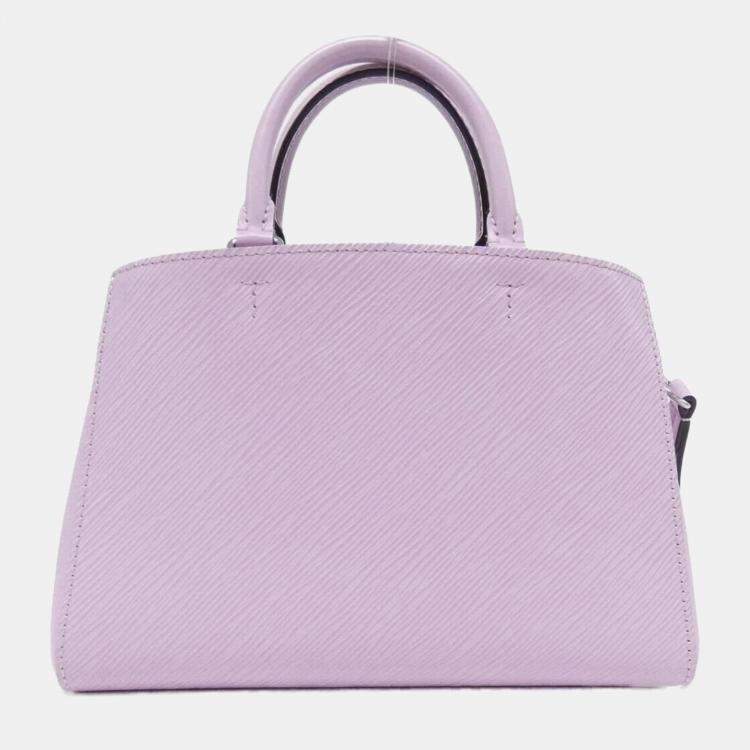 Pre Owned Louis Vuitton Marelle Tote BB Rose Epi Leather Shoulder Bag