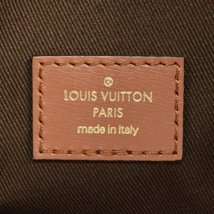 Pre Owned Louis Vuitton Loop Brown Monogram Reverse Canvas Hobo Bag