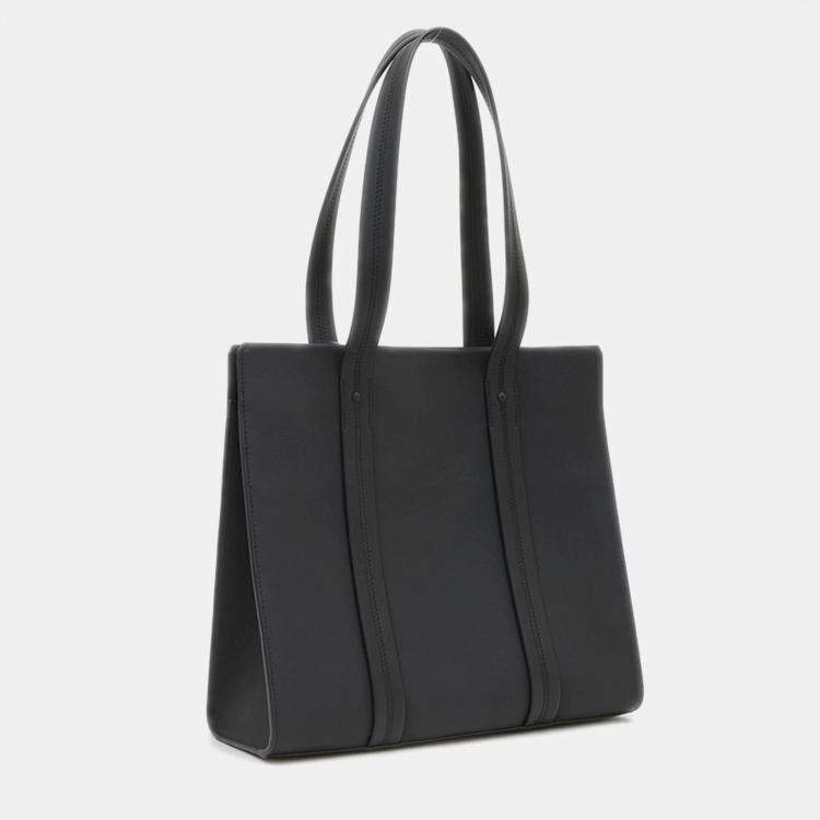 مملوكة مسبقًا Louis Vuitton Aerogram Take Off Black Leather Tote Bag