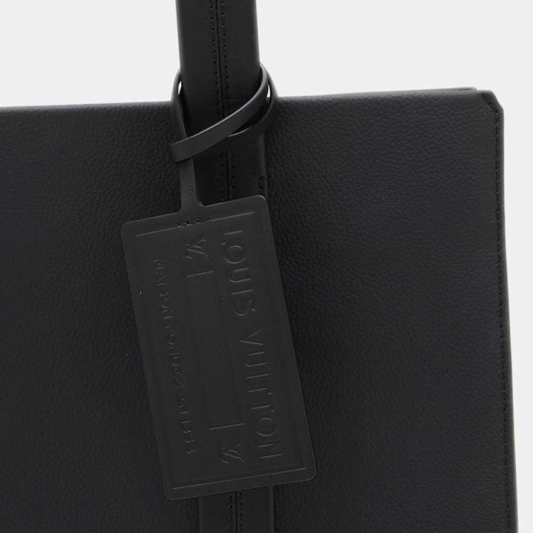 مملوكة مسبقًا Louis Vuitton Aerogram Take Off Black Leather Tote Bag