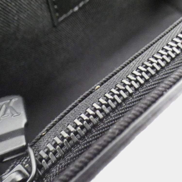 Pre Owned Louis Vuitton Steamer Brown/Black Canvas Wallet Bag