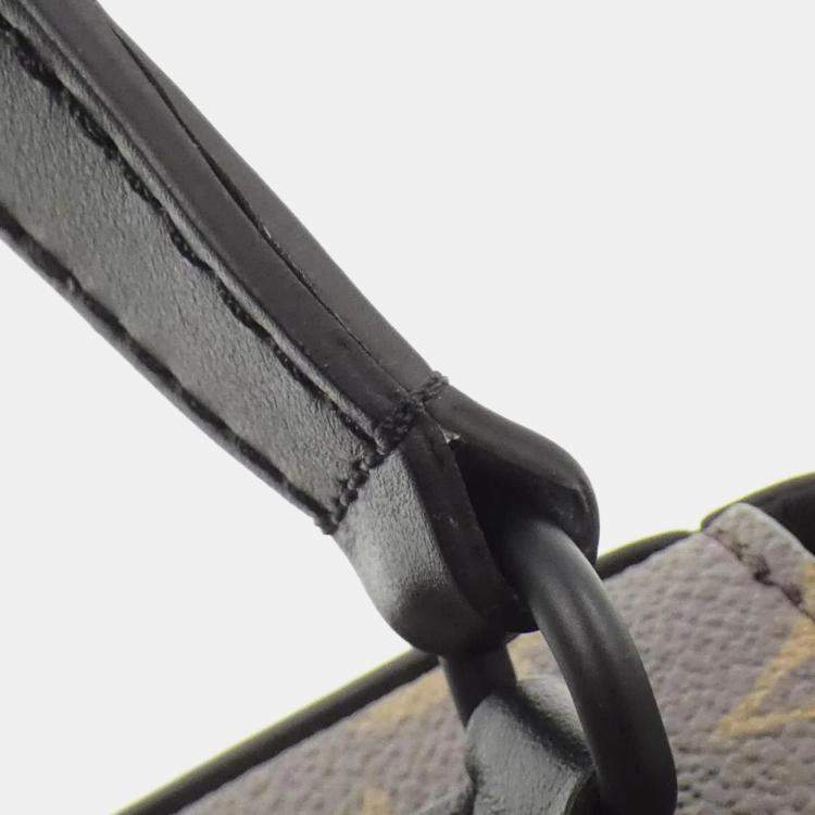 Pre Owned Louis Vuitton Steamer Brown/Black Canvas Wallet Bag