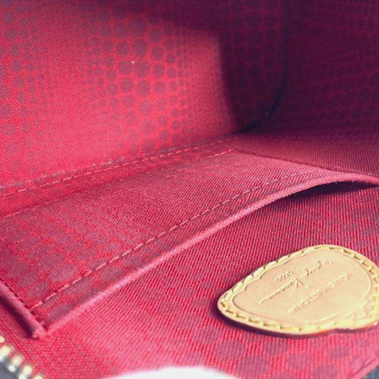 Pre Owned Louis Vuitton Alma BB LV x YK Brown Canvas Crossbody Handbag