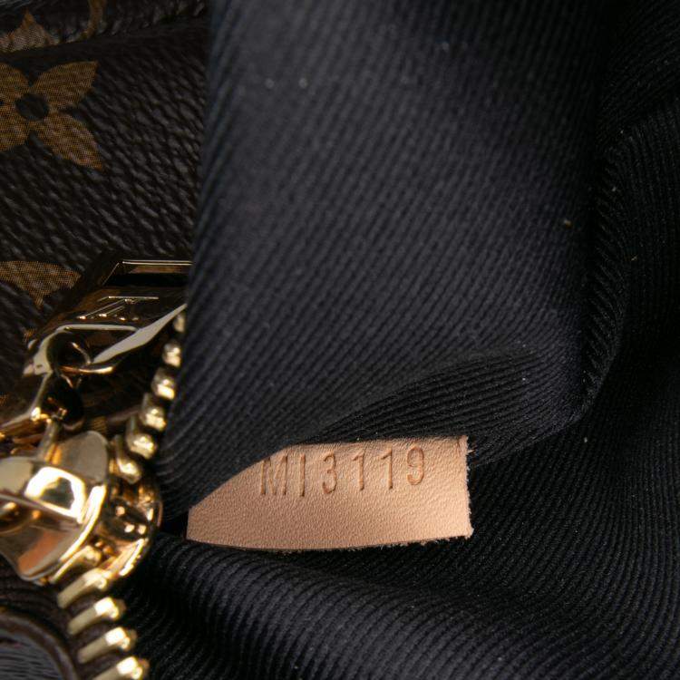 Pre Owned Louis Vuitton Brown Monogram Bumbag