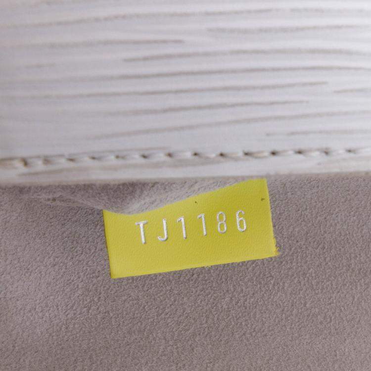 Pre Owned Louis Vuitton Yellow Epi Tricolor Pochette Felicie