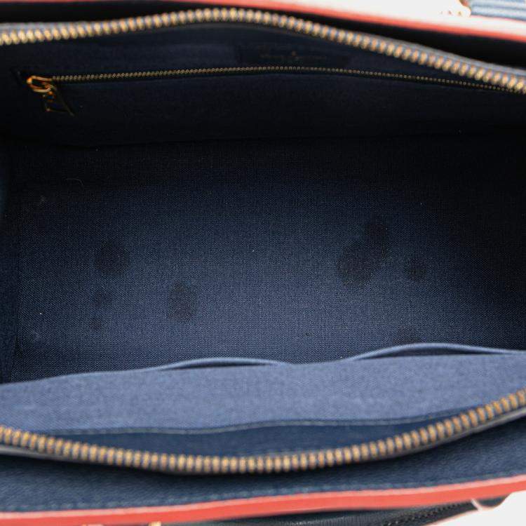 Pre Owned Louis Vuitton Blue Epi Vaneau MM Bag