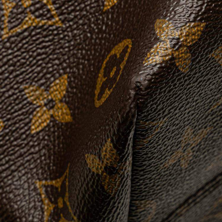 Pre Owned Louis Vuitton Brown Monogram Raspail PM Bag