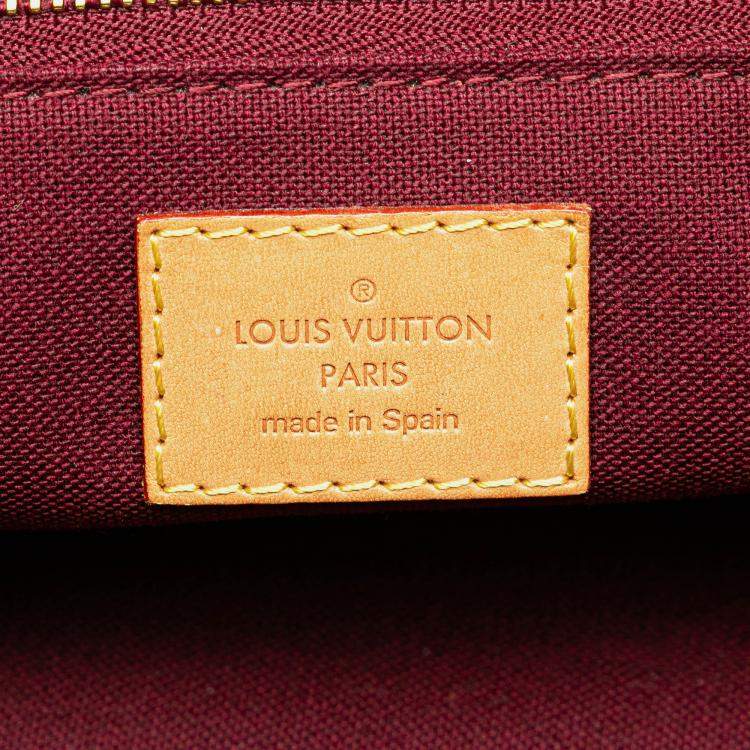 Pre Owned Louis Vuitton Brown Monogram Raspail PM Bag