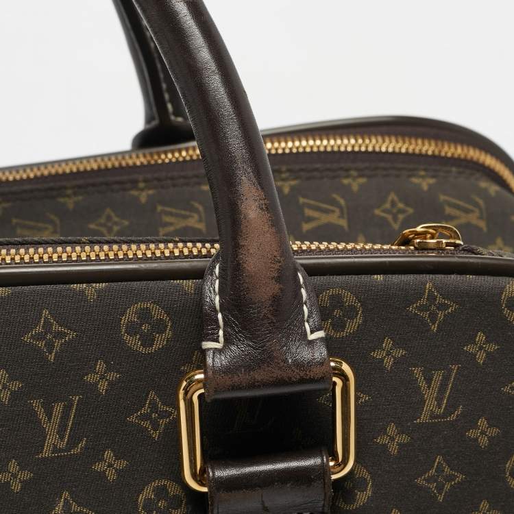 Pre Owned Louis Vuitton Fusain Monogram Idylle Fabric Epopee Rolling Luggage