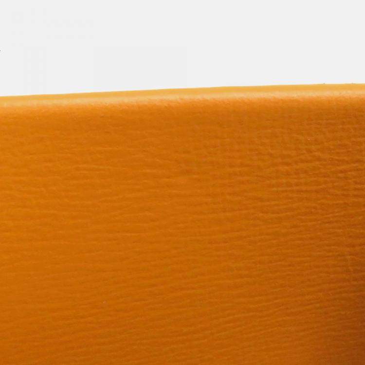 Pre Owned Louis Vuitton Shopper Tote Saffron Leather Size MM