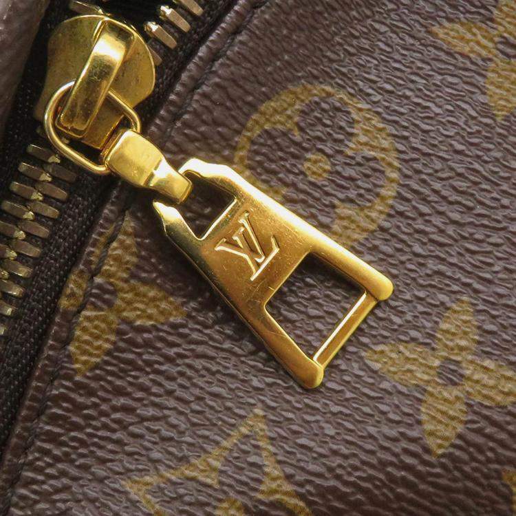 Pre Owned Louis Vuitton Palm Springs Backpack Noir Monogram Size PM 