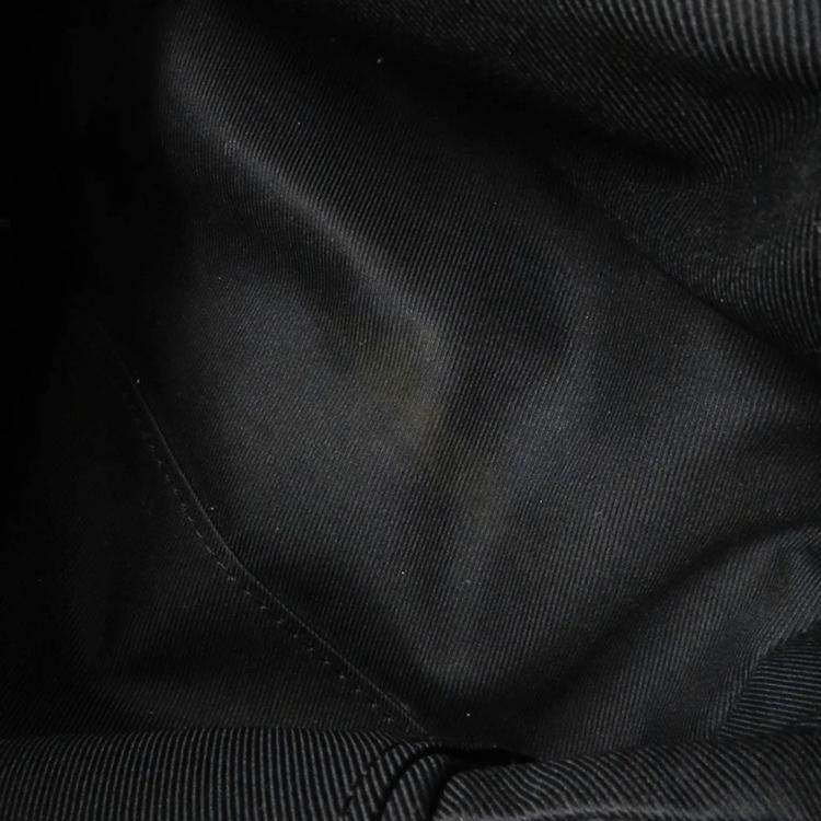 Pre Owned Louis Vuitton Palm Springs Backpack Noir Monogram Size PM 