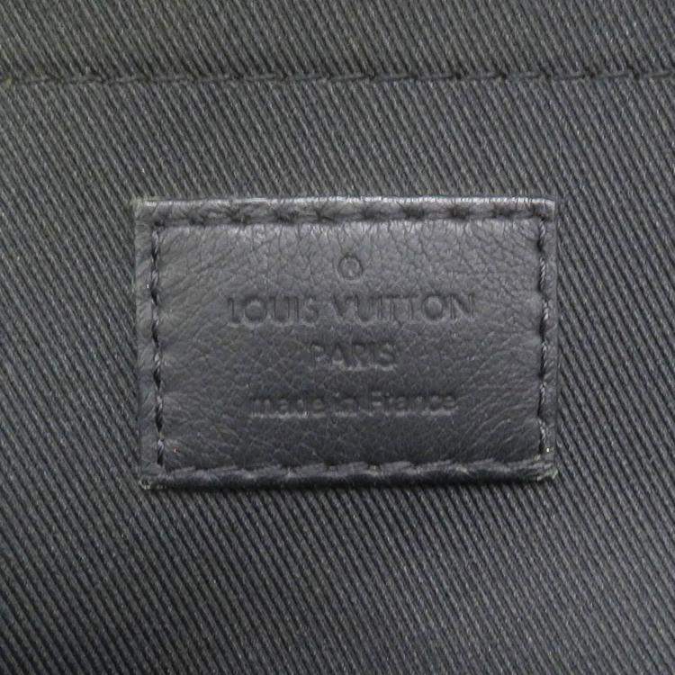 Pre Owned Louis Vuitton Palm Springs Backpack Noir Monogram Size PM 
