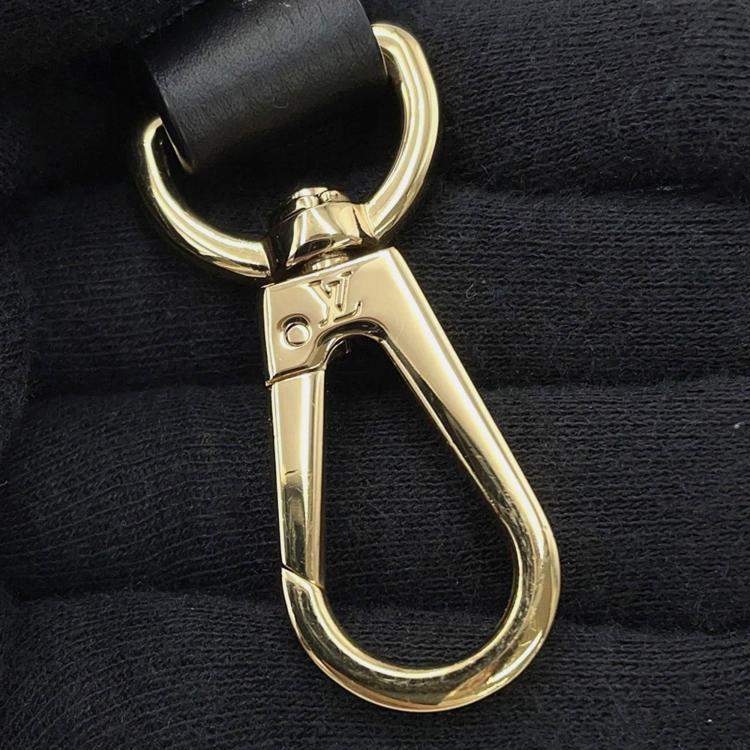 Pre Owned Louis Vuitton Padlock & Walk Black Grained Calf Leather