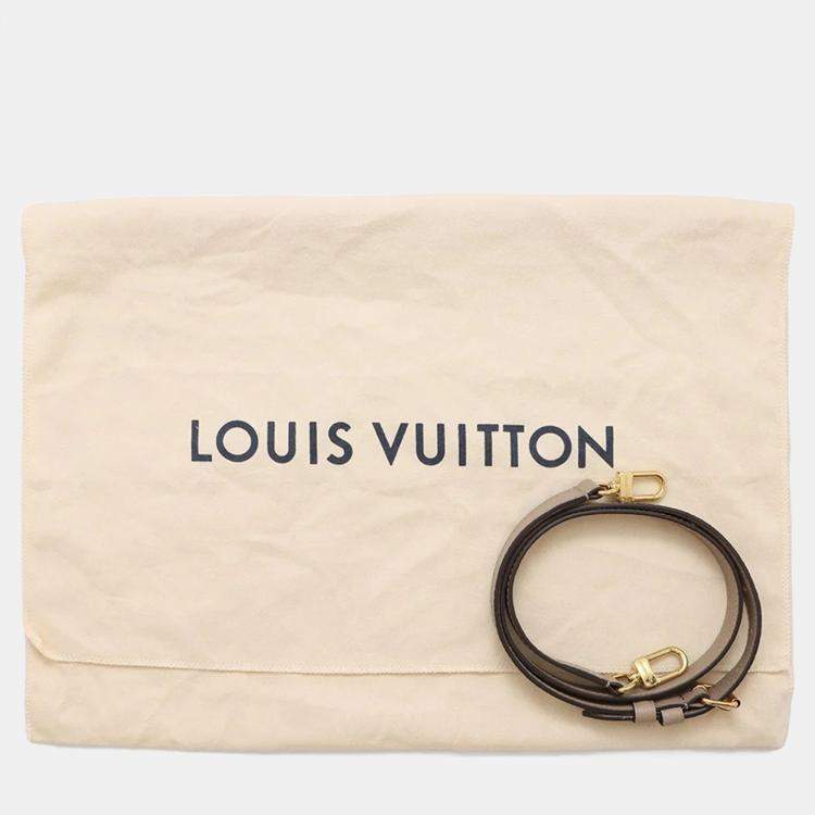 Pre Owned Louis Vuitton Onthego Tourterelle Claim Bicolor Monogram Empreinte Leather Monogram Giant Size Pm