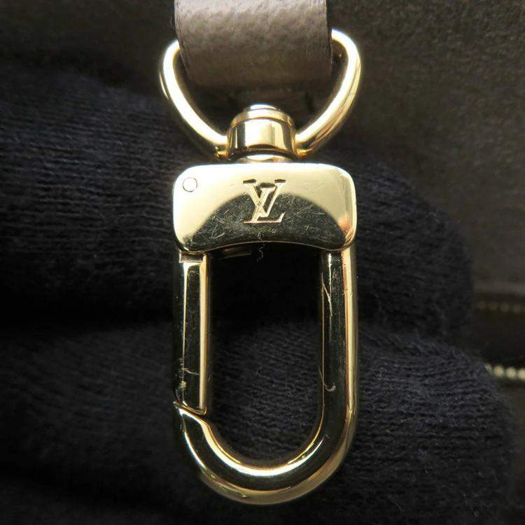 Pre Owned Louis Vuitton Onthego Tourterelle Claim Bicolor Monogram Empreinte Leather Monogram Giant Size Pm
