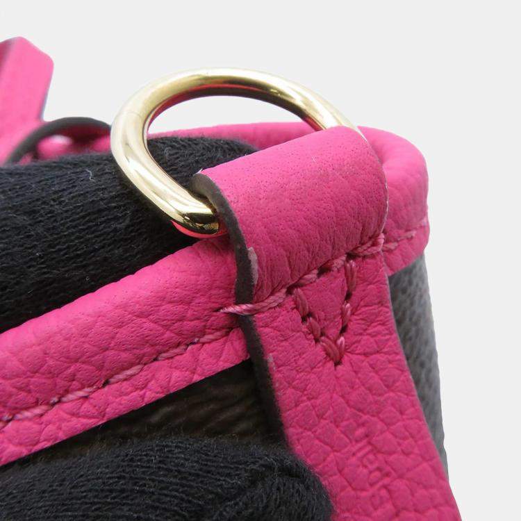 مملوكة مسبقًا Louis Vuitton Neverfull Inside Out Rose Buffalo Pondichery Leather/Brown Monogram Size Bb