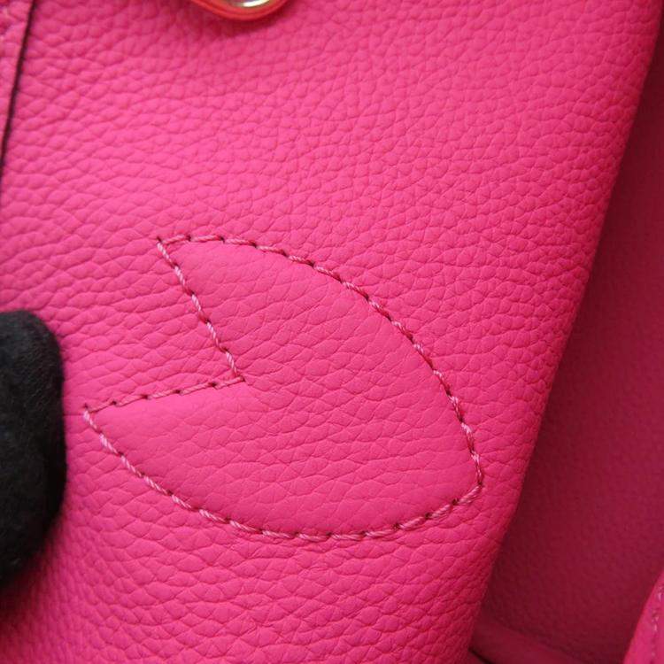 مملوكة مسبقًا Louis Vuitton Neverfull Inside Out Rose Buffalo Pondichery Leather/Brown Monogram Size Bb