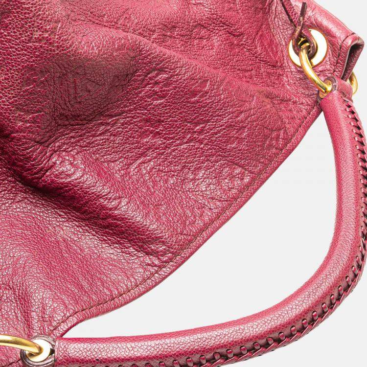 Pre Owned Louis Vuitton Red Monogram Empreinte Artsy MM