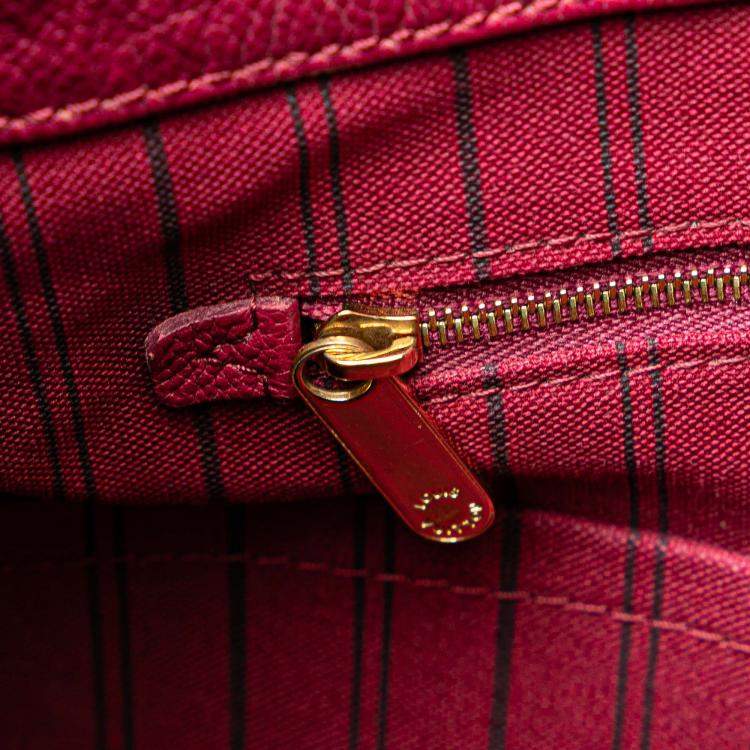 Pre Owned Louis Vuitton Red Monogram Empreinte Artsy MM