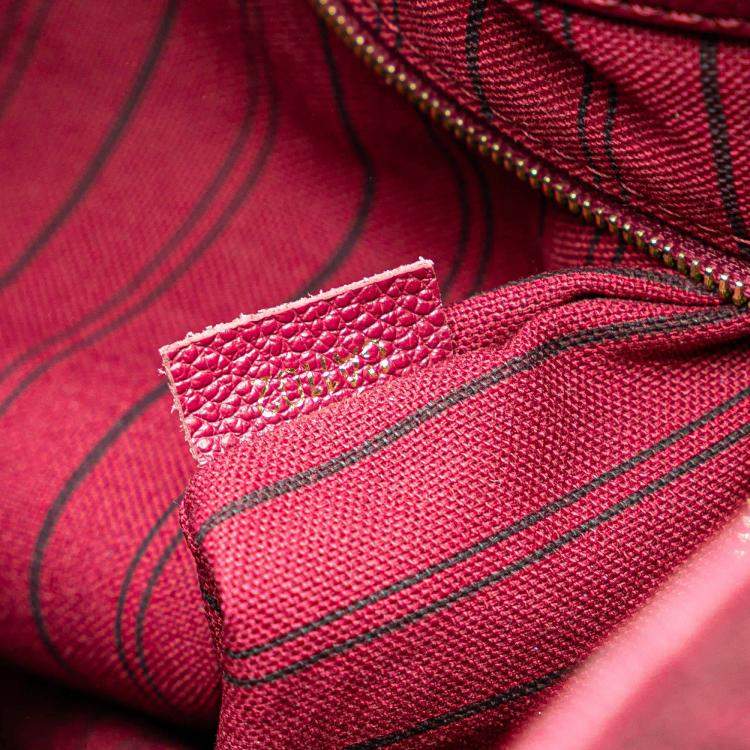 Pre Owned Louis Vuitton Red Monogram Empreinte Artsy MM