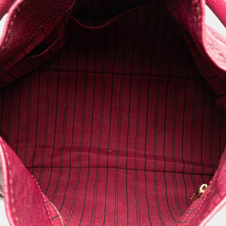 Pre Owned Louis Vuitton Red Monogram Empreinte Artsy MM