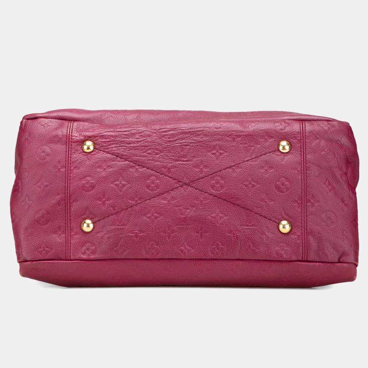 Pre Owned Louis Vuitton Red Monogram Empreinte Artsy MM