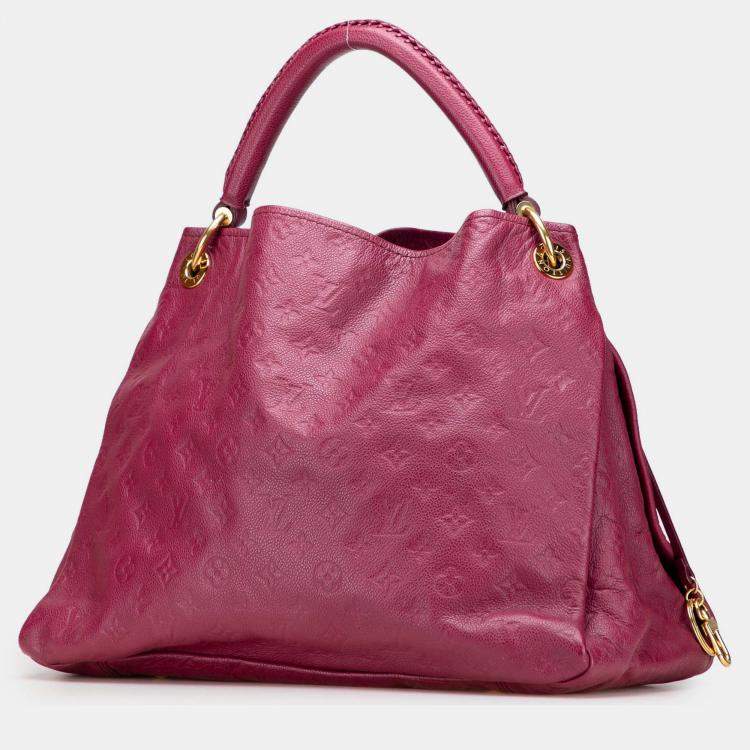Pre Owned Louis Vuitton Red Monogram Empreinte Artsy MM