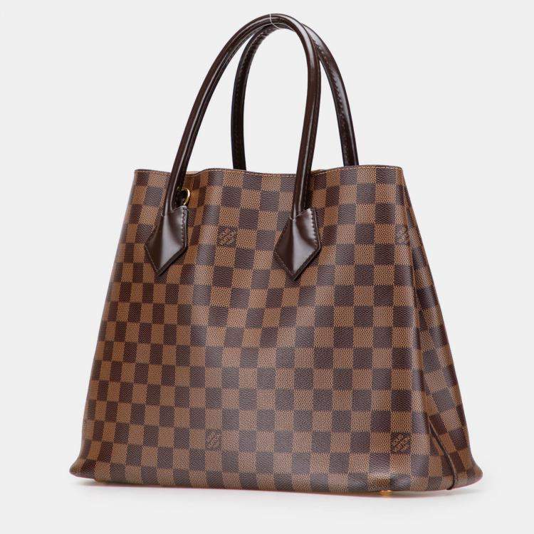 Pre Owned Louis Vuitton Brown Damier Ebene Kensington