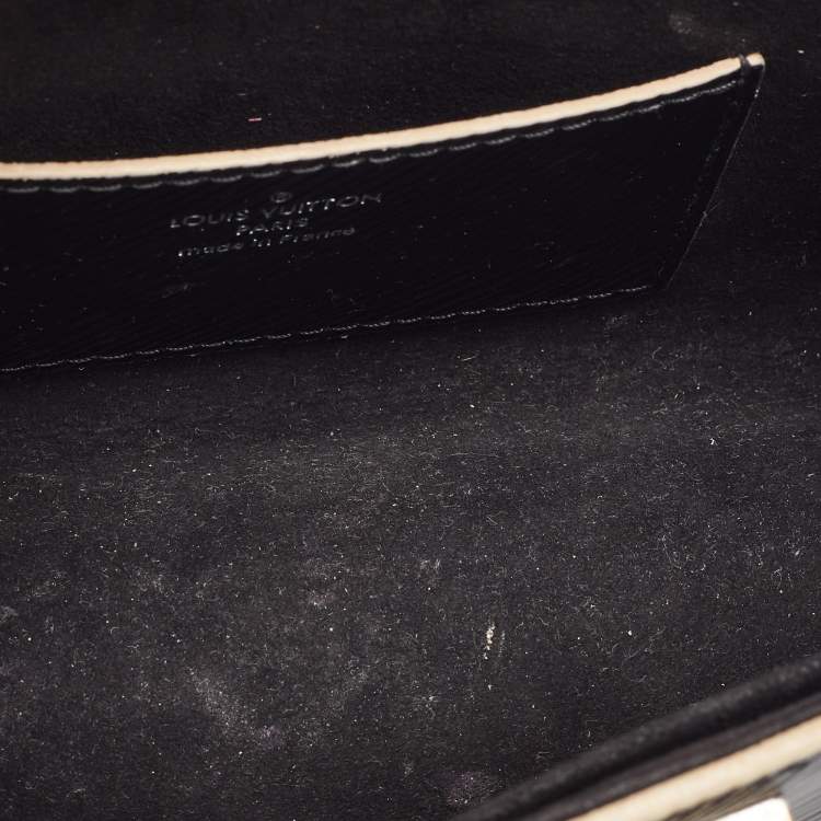 Pre Owned Louis Vuitton Black Epi Leather World Tour Twist PM Bag