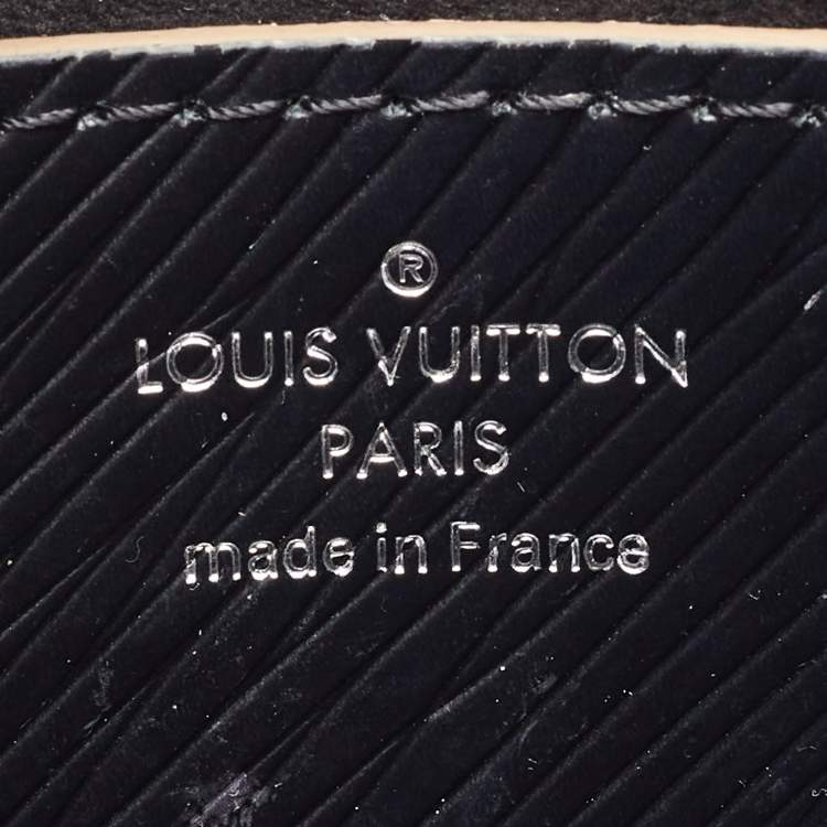 Pre Owned Louis Vuitton Black Epi Leather World Tour Twist PM Bag