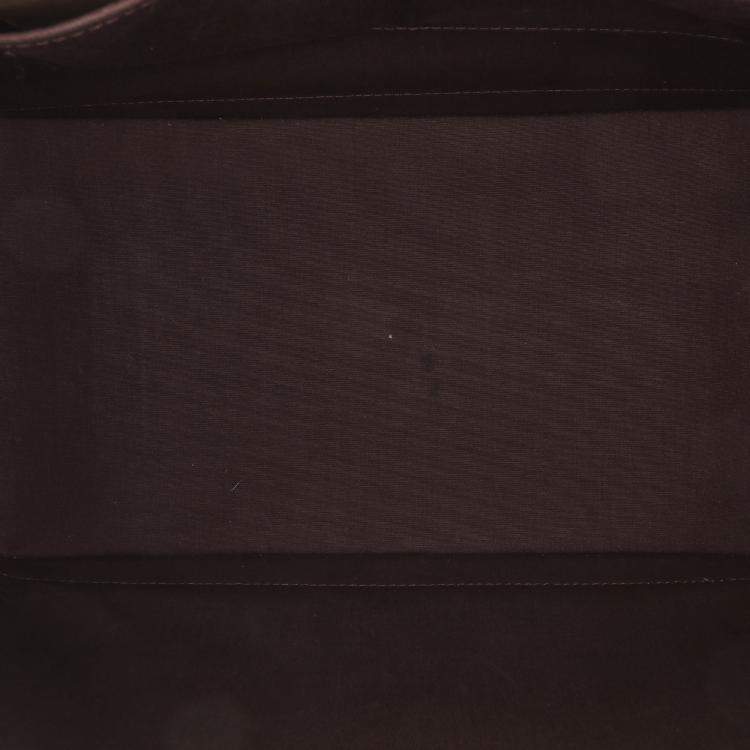 Pre Owned Louis Vuitton Purple Monogram Vernis Alma GM Bag
