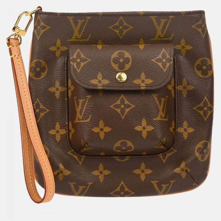 Pre Owned Louis Vuitton Partition Monogram Canvas Pouch
