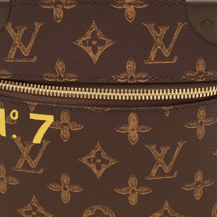 Pre Owned Louis Vuitton Vintage Monogram Canvas N°7 Vertical Box Trunk